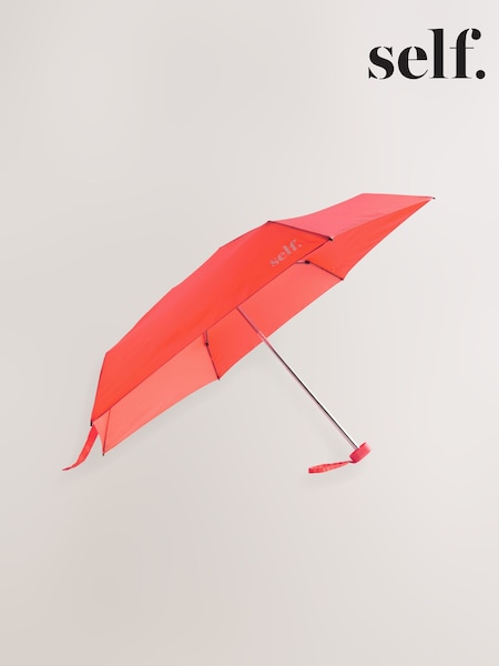 Roșu - Self. Compact Umbrella (E76373) | 89 LEI
