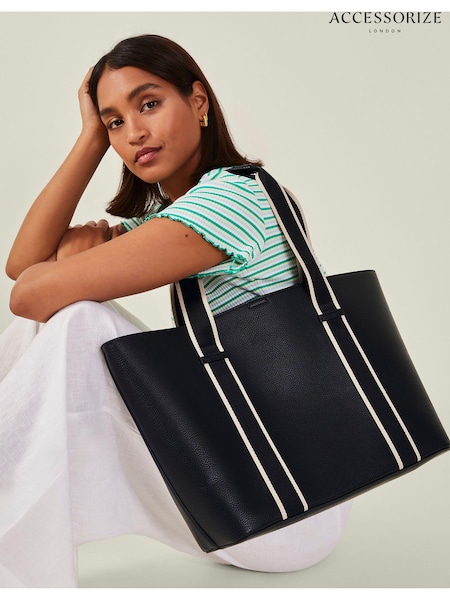 Accessorize Webbing Strap Tote Bag (E76548) | 146 LEI