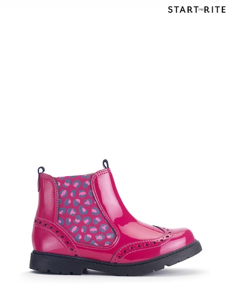 Start-Rite Chelsea Leather Zip Up Boots (E76608) | AED145