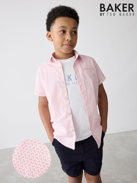 Baker by Ted Baker Purple Shirt And T-Shirt Set (E76707) | €55 - €68