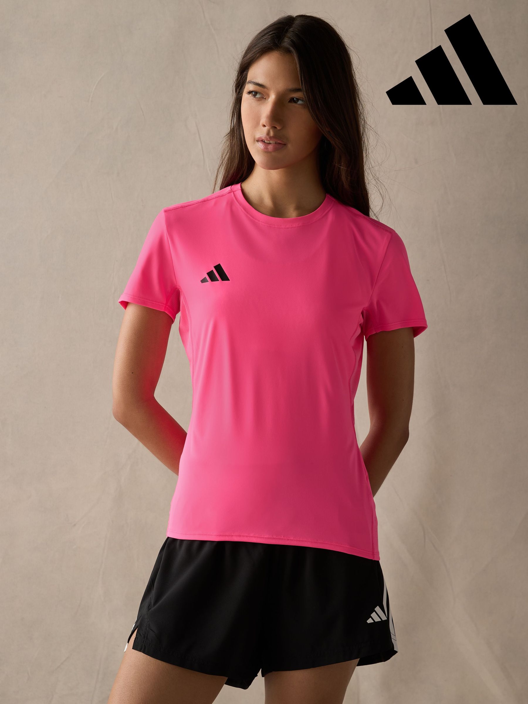 adidas pink top