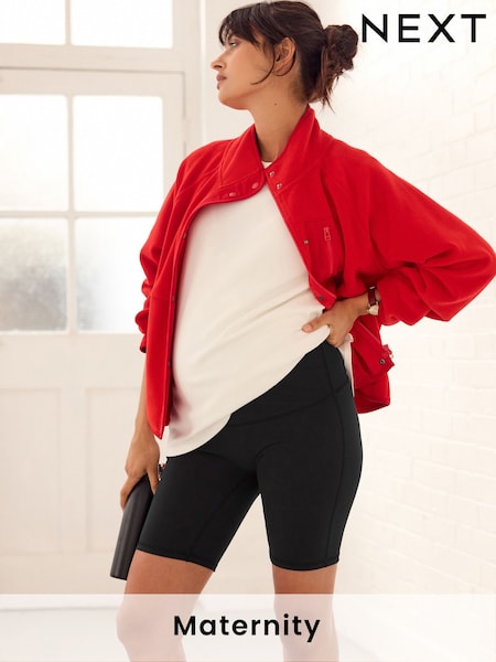 Black Maternity Sports Cycle Shorts (E76788) | BGN 72