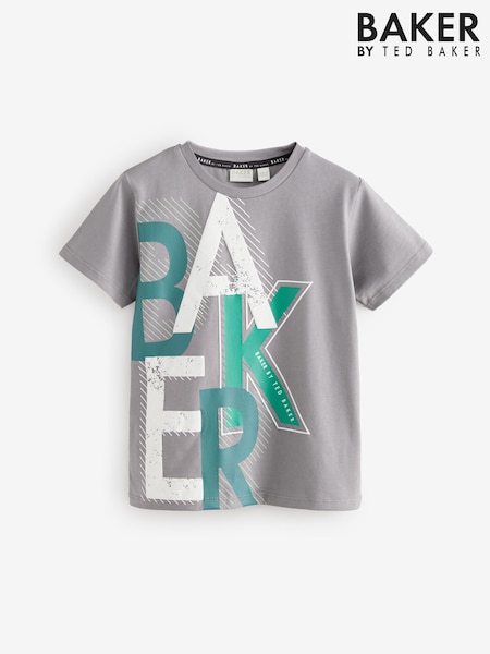 Baker by Ted Baker Graphic 100% Cotton T-Shirt (E76867) | AED96 - AED132
