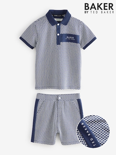 Baker by Ted Baker Polo Shirt And Shorts Set (E76976) | AED227 - AED257