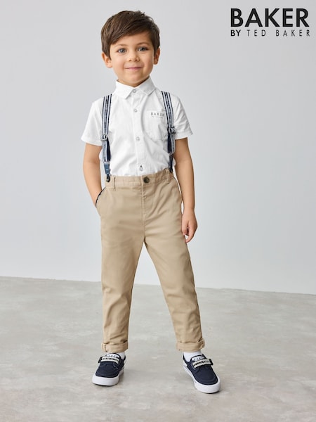 Baker by Ted Baker Shirt, Trousers and Braces Set (E76986) | 243 QAR - 270 QAR