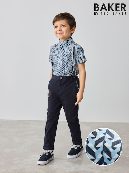 Baker by Ted Baker Shirt, Trousers and Braces Set (E76990) | 243 QAR - 270 QAR