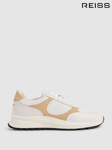 Unseen Suede Leather Colour-Block Trainers (E77262) | €265