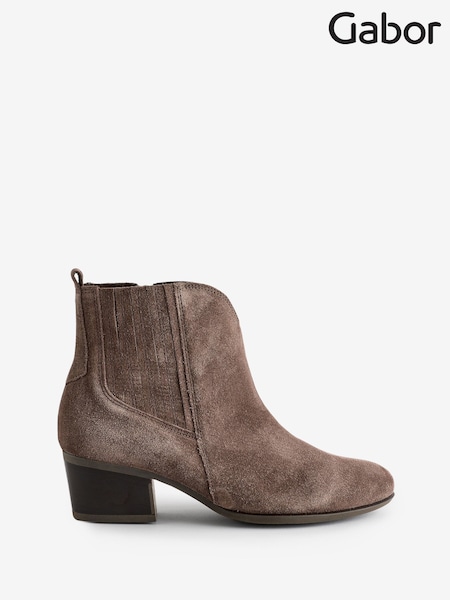 Gabor Wide Fit Kirstin Suede Ankle Boots (E77583) | €171