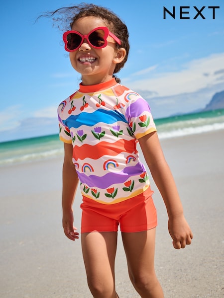 マルチ レインボー - Sunsafe Rash Vest Set (3mths-7yrs) (E77678) | ¥ 2,920 - ¥ 3,300