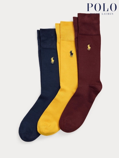 Polo Ralph Lauren Red Crew Socks 3 Pack (E78080) | €17.50