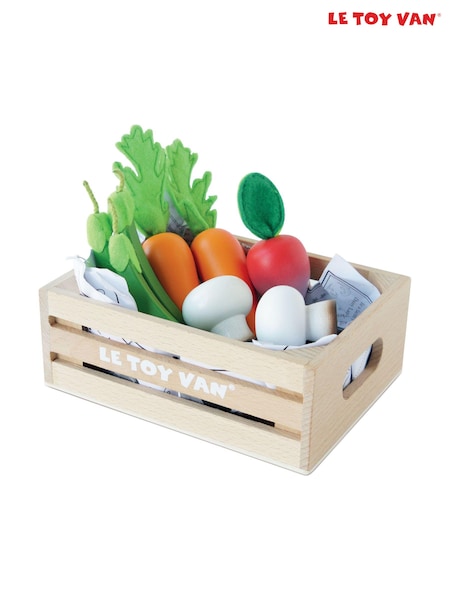Le Toy Van Harvest Vegetable Wooden Food Crate (E78152) | €27