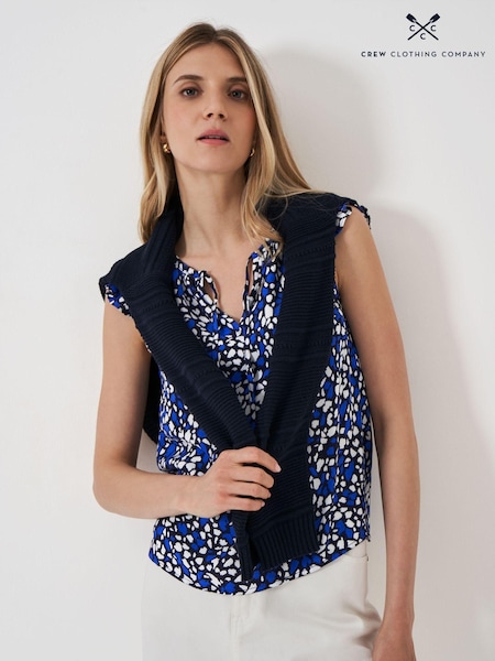 Crew Clothing Ondine Frill Sleeve Top (E78179) | 27 €