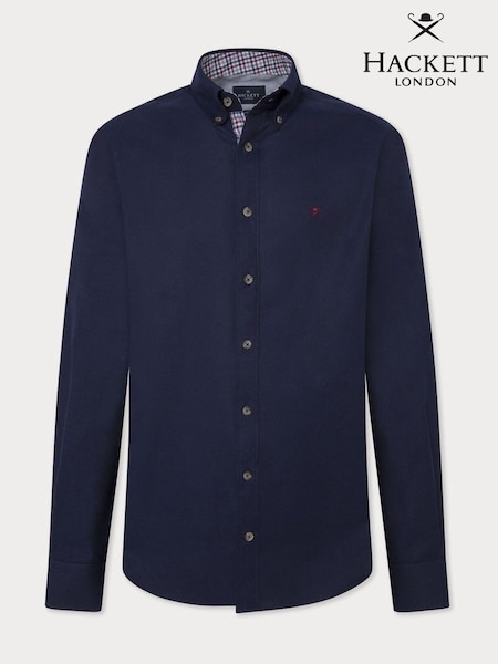 Hackett London Men Blue 100% Cotton Shirt (E78275) | €79