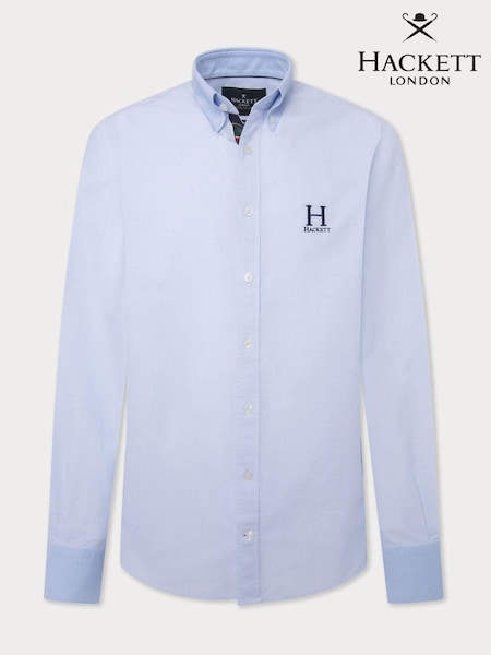 Hackett London Men Blue 100% Cotton Shirt (E78303) | €86