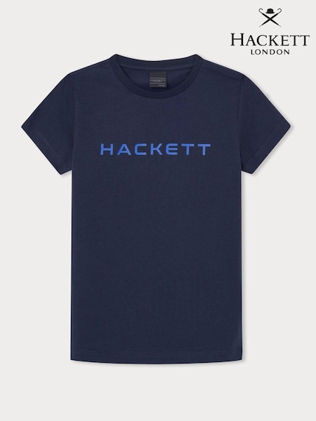 Hackett London Older Boys Blue 100% Cotton T-Shirt (E78323) | 55 €