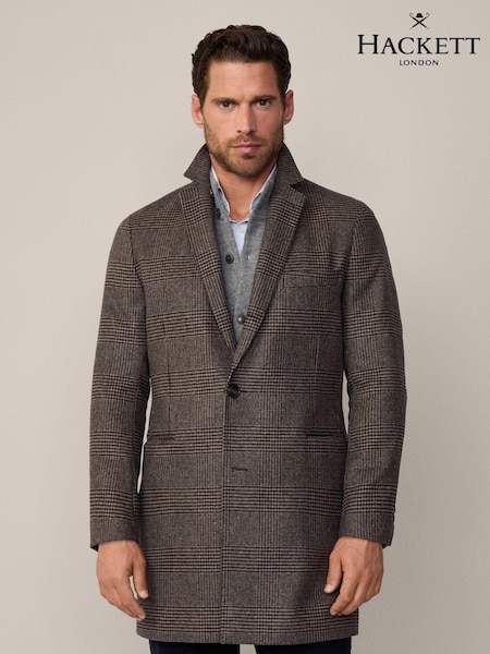 Hackett London Men Brown Coat (E78350) | AED2,023