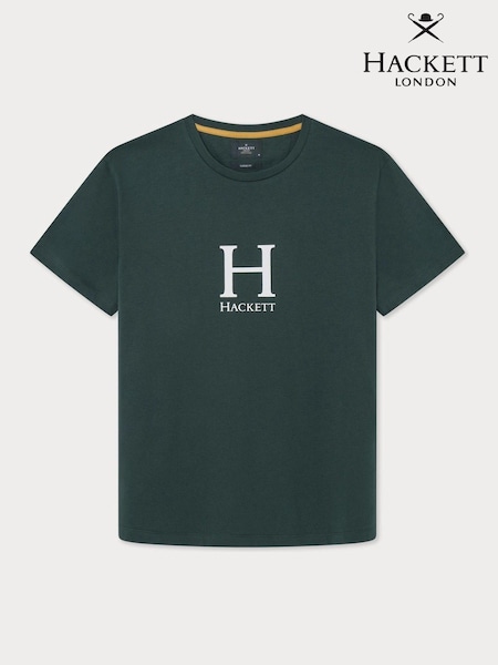 Hackett Men Green London 100% Cotton T-Shirt (E78355) | € 47