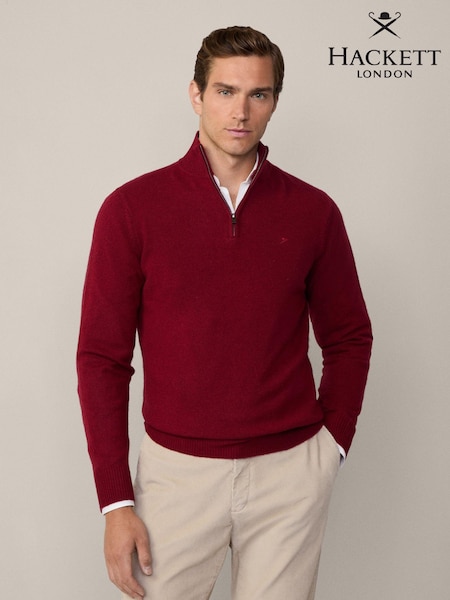 Hackett London Men Red Jumper (E78360) | 626 LEI
