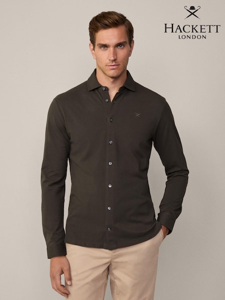 Hackett London Men Green 100% Cotton Shirt (E78375) | €73