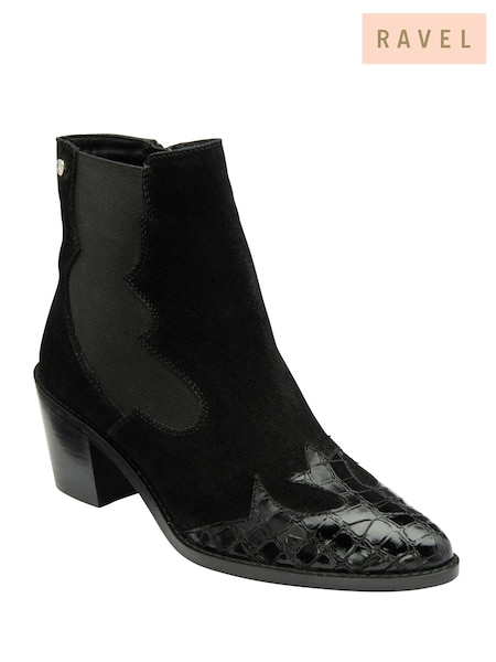 Ravel Suede And Patent Ankle Boots (E78434) | €142