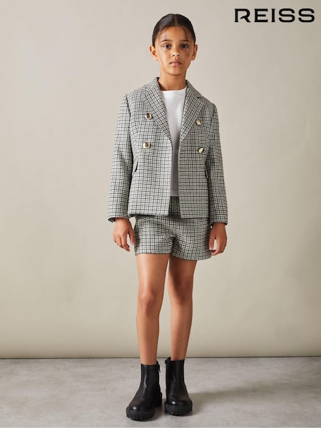 Reiss Charlie Checked Double Breasted Suit Blazer (E78640) | ‏706 د.إ.‏