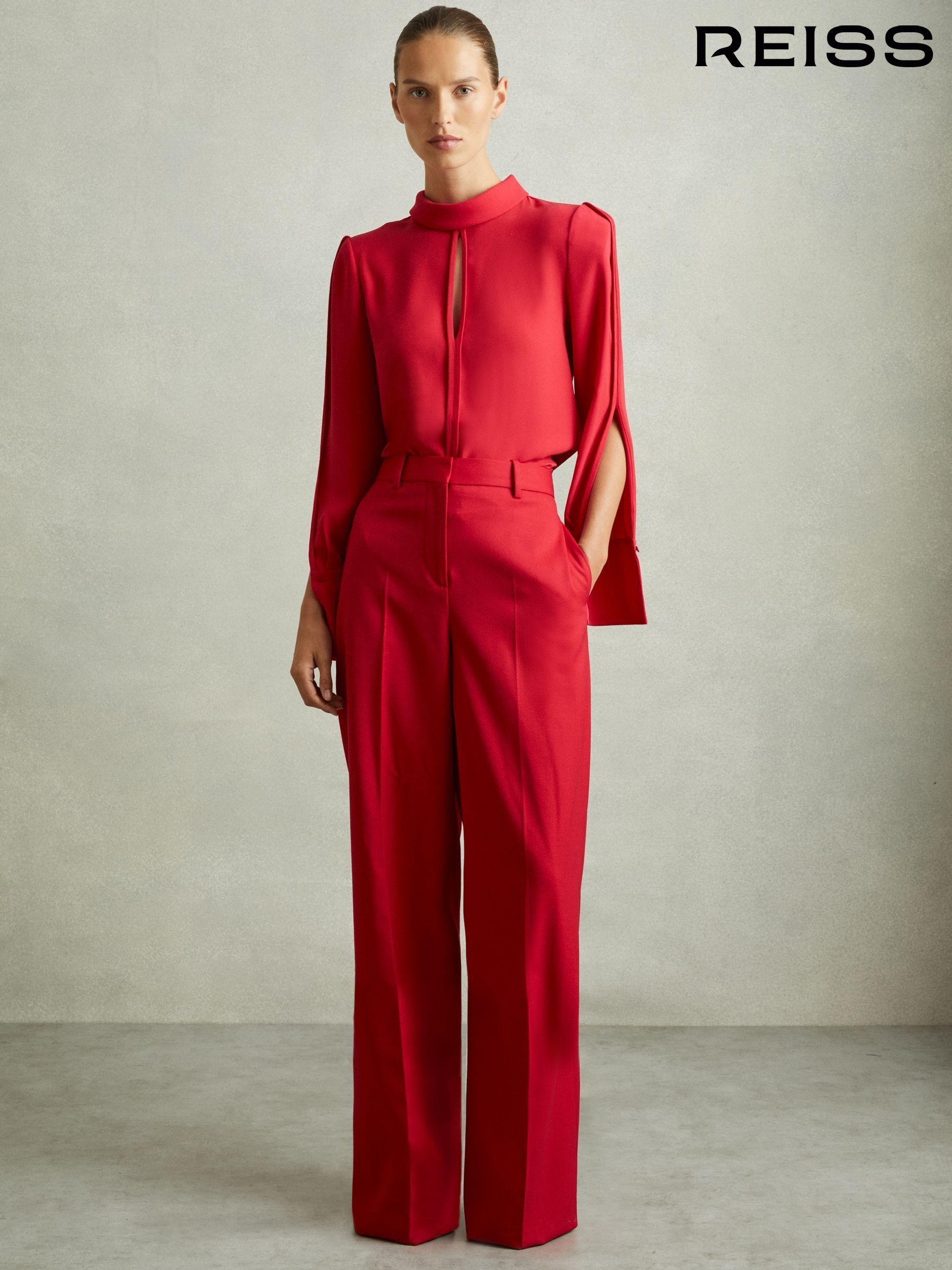 Reiss jumpsuit red 2025