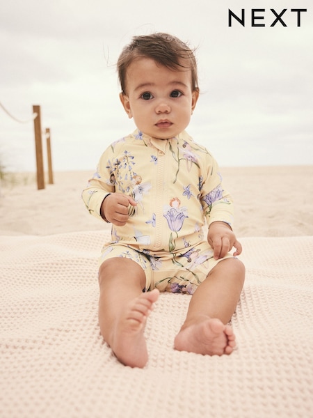 Yellow Fairy Baby Sunsafe Swimsuit (0mths-3yrs) (E78788) | €21 - €22