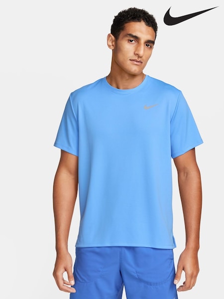 Nike University Blue Dri-FIT Miler Running T-Shirt (E79032) | €47