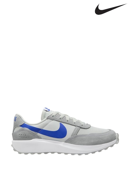Nike White/Blue Waffle Nav Trainers (E79068) | €99
