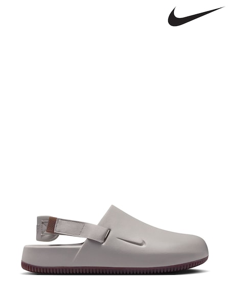 Nike Light Grey Calm Mules Sliders (E79071) | €93