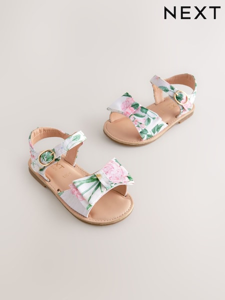 Floral Standard Fit (F) Bow Occasion Sandals (E79093) | kr267 - kr334