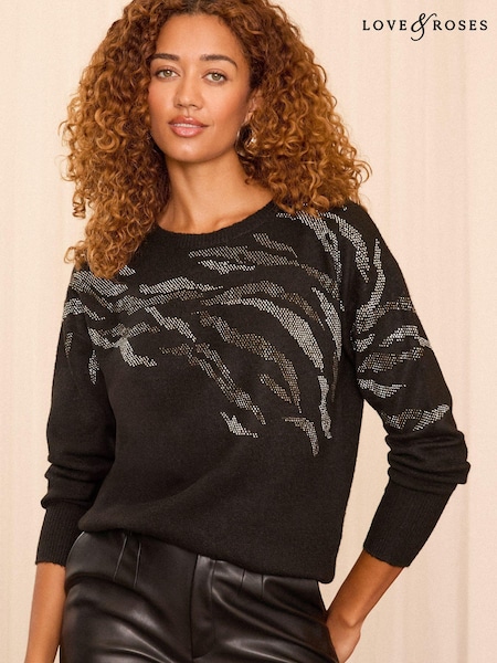 Love & Roses Cosy Crew Neck Jumper (E79140) | 229 LEI