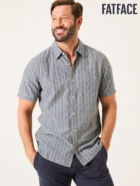 Fatface Short Sleeve Deco Print Shirt (E79179) | ‏221‏₪