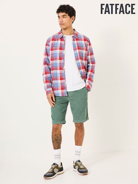 FatFace Upney Red Long Sleeve Check Shirt (E79187) | €71