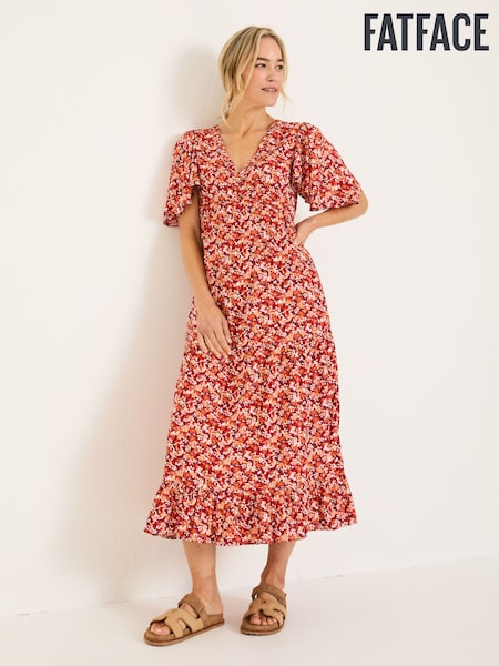FatFace Multi Grace Midi Dress (E79216) | €91