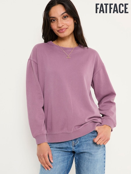 FatFace Georgia Dusky Purple Crew Sweatshirt (E79251) | R$ 390
