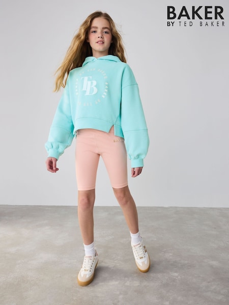 Baker by Ted Baker Blue Graphic Hoody and Cycling Shorts Set (E79297) | AED209 - AED239