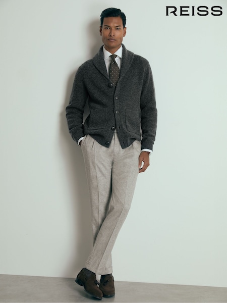 Reiss King Mercerised Cotton Jersey Shirt (E79331) | ‏2,537‏₪