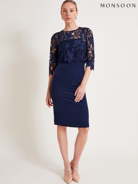 Monsoon Maya Lace Dress (E79458) | €89
