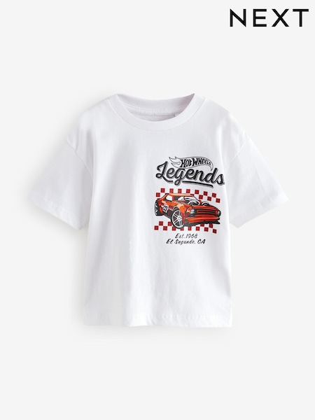 White Hot Wheels Short Sleeve T-Shirt (3mths-8yrs) (E79518) | $17 - $21