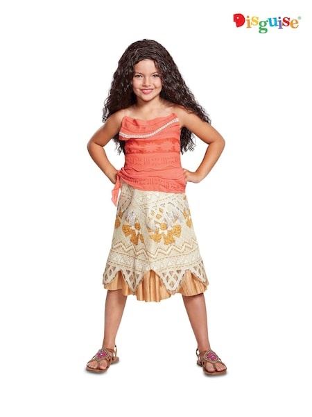 Disney Orange Deluxe Moana Fancy Dress Costume (E79592) | €40