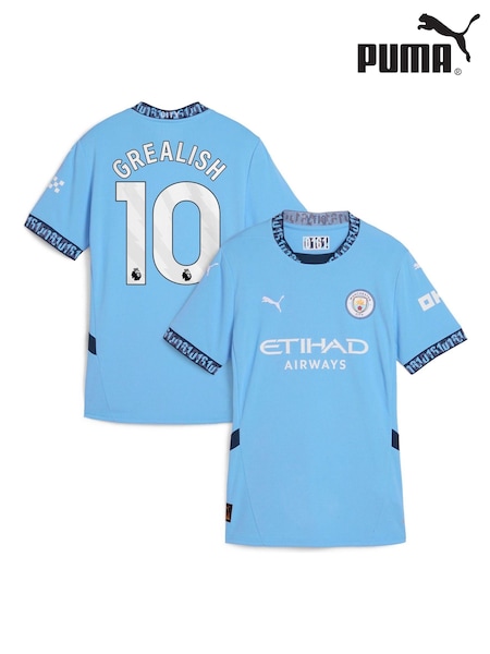 Puma Blue Womens 2024-25 Manchester City Home Shirt (E79629) | €63