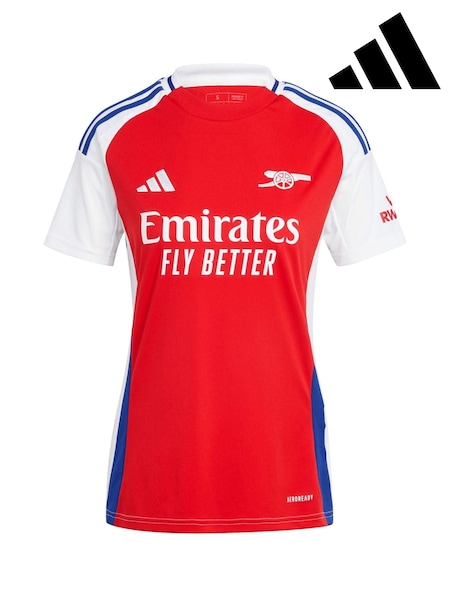 adidas Red Womens 2024-25 Arsenal Home Shirt (E79653) | €79