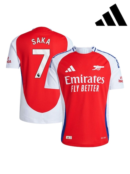 adidas Red 2024-25 Arsenal Home Authentic Shirt (E79657) | €102