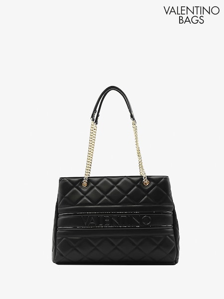 Valentino Bags Black ADA Quilted Shopper Bag (E79840) | €244