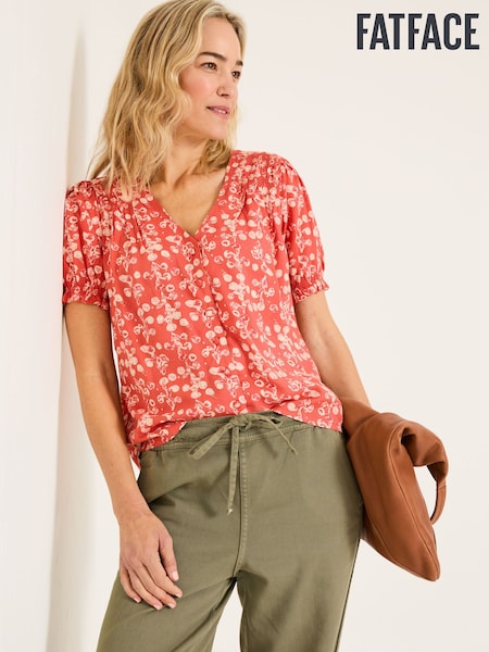 برتقالي داكن - Fatface Jade Blouse (E80124) | ‏268 د.إ.‏