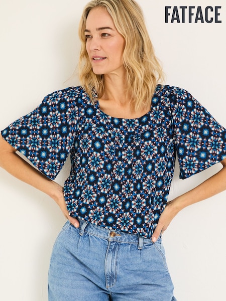 FatFace Kyro Indigo Blue Blouse (E80127) | €60