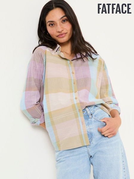 FatFace Bessie Multi 100% Cotton Check Shirt (E80141) | €61