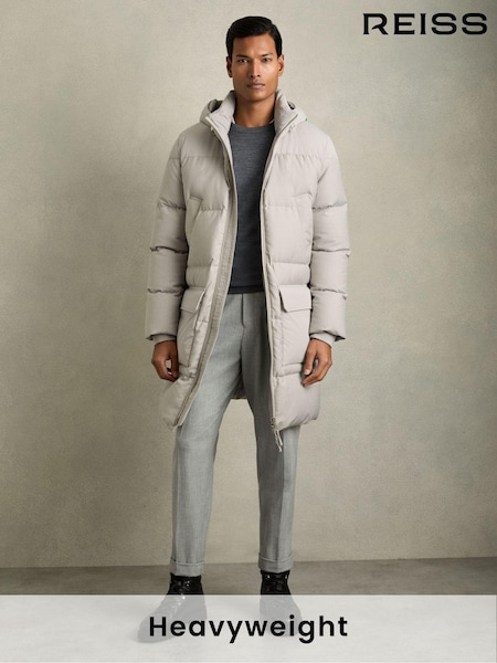 Reiss Stadium Quilted Longline Puffer Jacket (E80197) | €627
