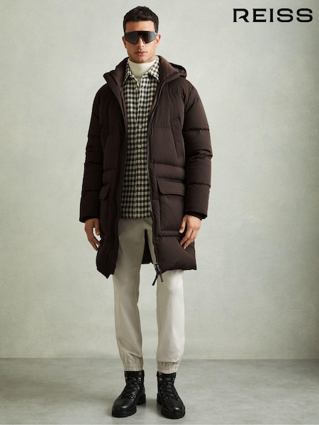 Reiss Stratus Quilted Hooded Puffer Coat (E80213) | €627